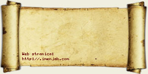 Perko Bzenić vizit kartica